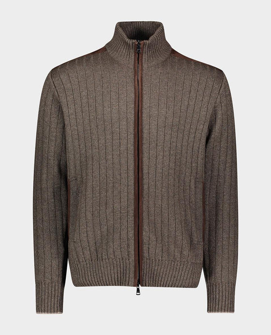 Paul & Shark - Cardigan zip de laine et cachemire - LE CAPITAINE D'A BORD