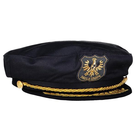 Paul & Shark - Casquette de coton "Capitaine" avec écusson (2 couleurs disponibles) - LE CAPITAINE D'A BORD