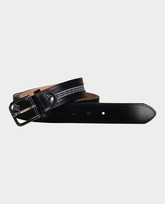 Paul & Shark - Ceinture de cuir avec petits requins - LE CAPITAINE D'A BORD