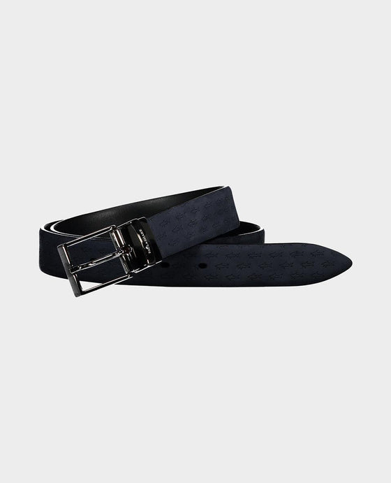 Paul & Shark - Ceinture de cuir reversible petits requins - LE CAPITAINE D'A BORD