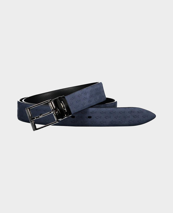 Paul & Shark - Ceinture de cuir reversible petits requins - LE CAPITAINE D'A BORD