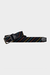 Paul & Shark - Ceinture tressée élastique multicolore - LE CAPITAINE D'A BORD