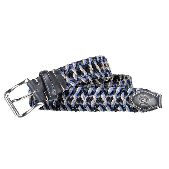 Paul & Shark - Ceinture tressée élastique multicolore - LE CAPITAINE D'A BORD