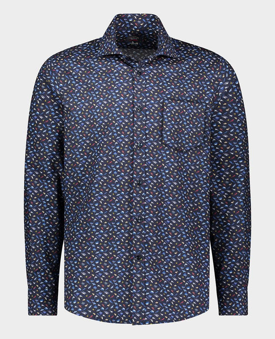 Paul & Shark - Chemise de coton avec requins - LE CAPITAINE D'A BORD
