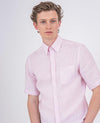 Paul & Shark - Chemise de lin manches courtes à rayures - LE CAPITAINE D'A BORD