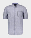Paul & Shark - Chemise de lin manches courtes à rayures - LE CAPITAINE D'A BORD