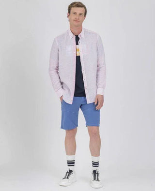 Paul & Shark - Chemise de lin manches longues à rayures - LE CAPITAINE D'A BORD