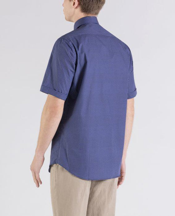 Paul & Shark - Chemise manches courtes à motifs - LE CAPITAINE D'A BORD