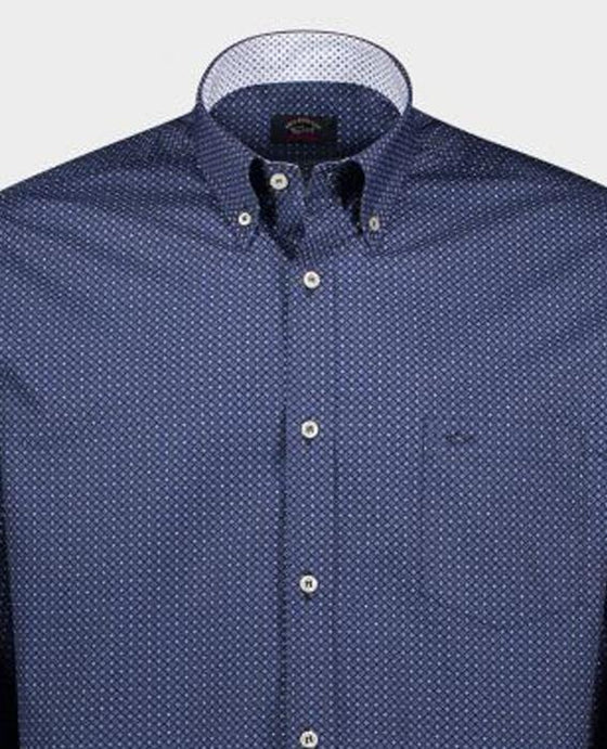 Paul & Shark - Chemise manches courtes à motifs - LE CAPITAINE D'A BORD