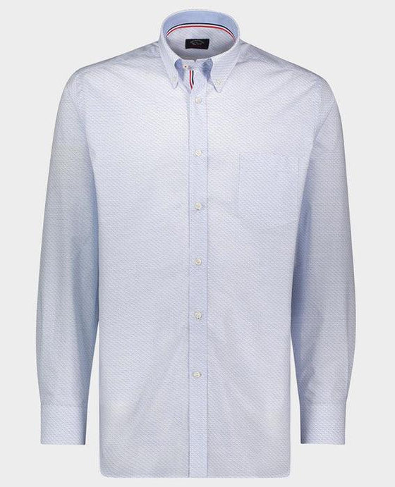 Paul & Shark - Chemise manches longues avec petits requins - LE CAPITAINE D'A BORD