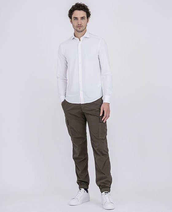Paul & Shark - Chemise manches longues unie Performance - J Fit - LE CAPITAINE D'A BORD