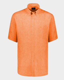  Paul & Shark - Chemise unie de lin manches courtes - LE CAPITAINE D'A BORD