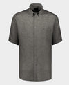 Paul & Shark - Chemise unie de lin manches courtes (plusieurs couleurs disponibles) - LE CAPITAINE D'A BORD