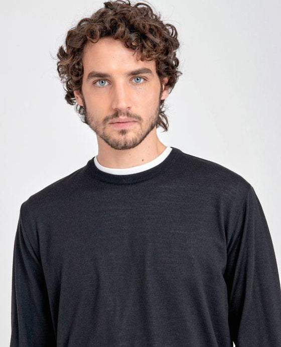 Paul & Shark - Col rond de laine mérinos extra fine Summer Wool - LE CAPITAINE D'A BORD