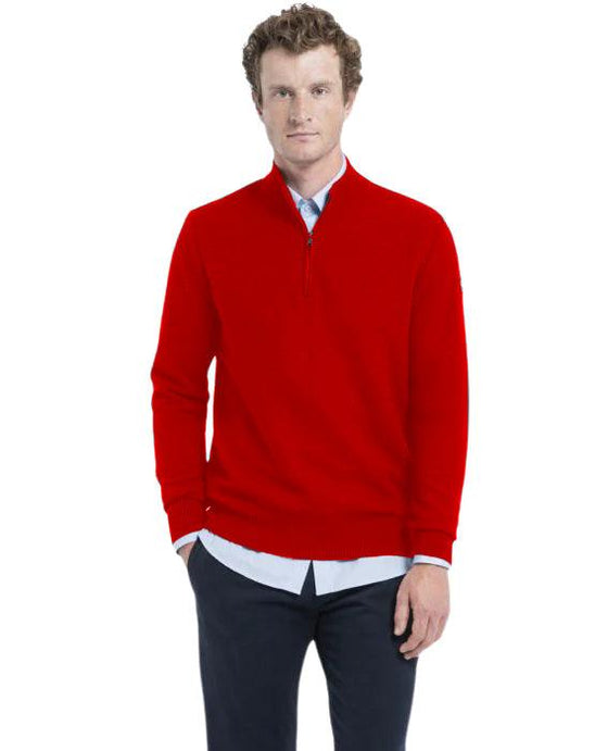 Paul & Shark - Col zip de laine Shetland Eco-Wool - LE CAPITAINE D'A BORD