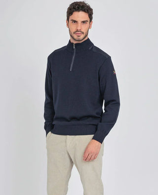 Paul & Shark - Col zip de laine Yachting (plusieurs couleurs disponibles) - LE CAPITAINE D'A BORD