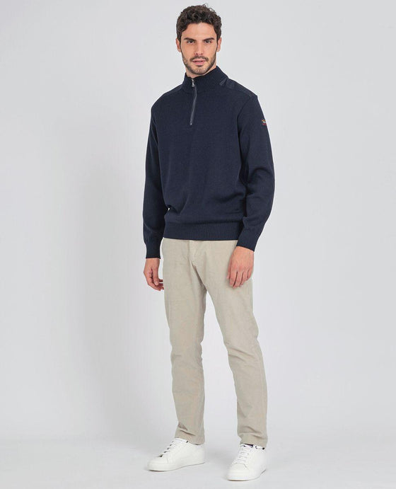 Paul & Shark - Col zip de laine Yachting (plusieurs couleurs disponibles) - LE CAPITAINE D'A BORD