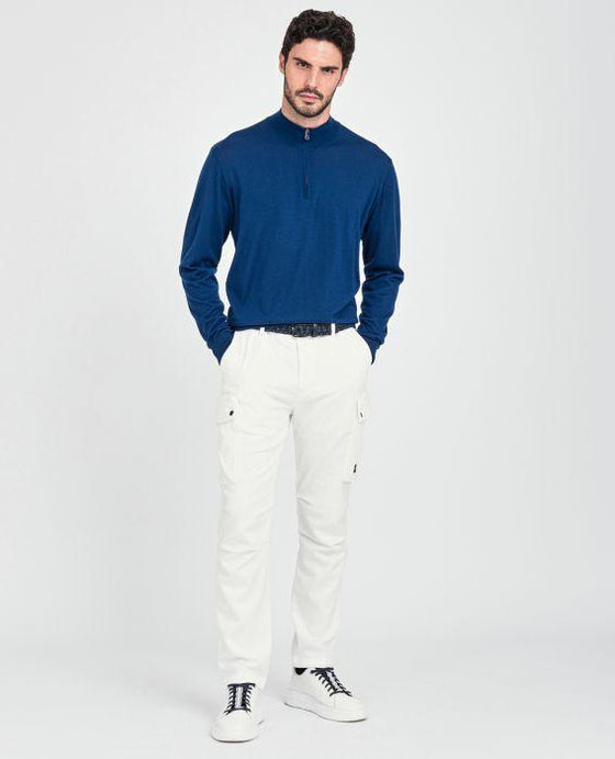 Paul & Shark - Col Zip Summer Wool - LE CAPITAINE D'A BORD