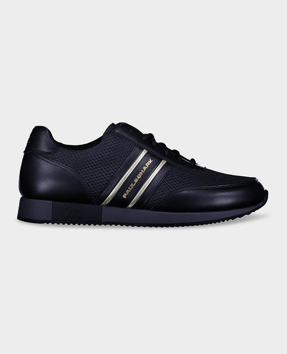 Paul & Shark - Espadrille de cuir et tissu avec logo métallique - LE CAPITAINE D'A BORD