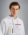 Paul & Shark - Hoody extensible avec imprimé Paul & Shark - LE CAPITAINE D'A BORD