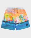 Paul & Shark - Maillot de bain peinture voiliers - LE CAPITAINE D'A BORD
