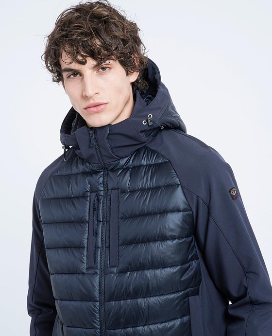Paul & Shark - Manteau court matelassé softshell RE-SHARK SHELL - LE CAPITAINE D'A BORD