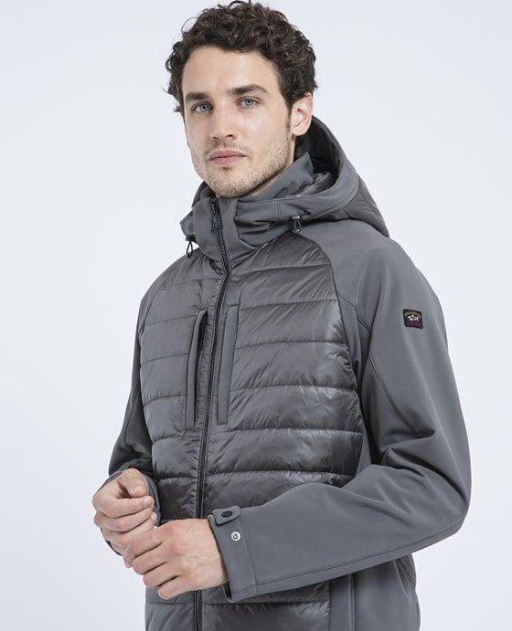 Paul & Shark - Manteau court matelassé softshell RE-SHARK SHELL - LE CAPITAINE D'A BORD