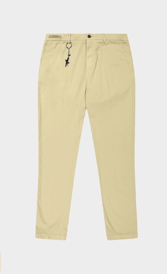 Paul & Shark - Pantalon chino de coton et soie extensible - LE CAPITAINE D'A BORD