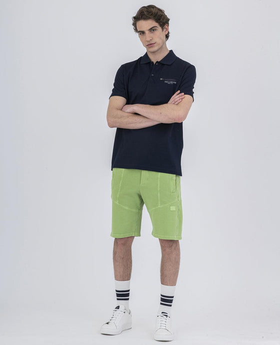 Paul & Shark - Polo manches courtes coton piqué avec poche zip - LE CAPITAINE D'A BORD