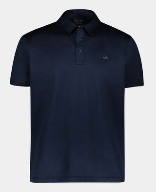 Paul & Shark - Polo uni manches courtes à col chemise - LE CAPITAINE D'A BORD