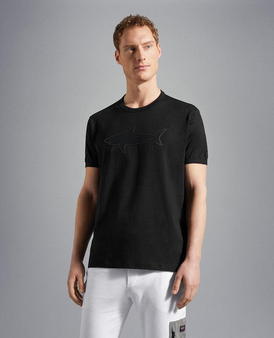 Paul & Shark - T-shirt de coton avec requin - LE CAPITAINE D'A BORD