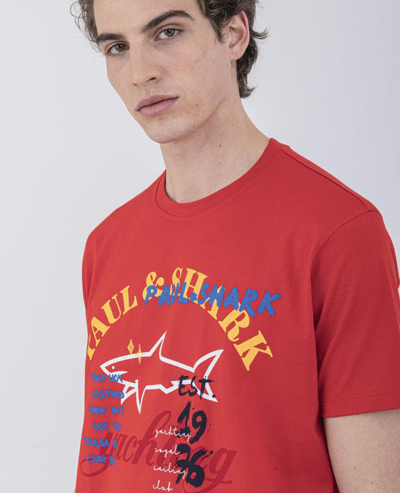 Paul & Shark - T-shirt Logo by Nick Wooster - LE CAPITAINE D'A BORD