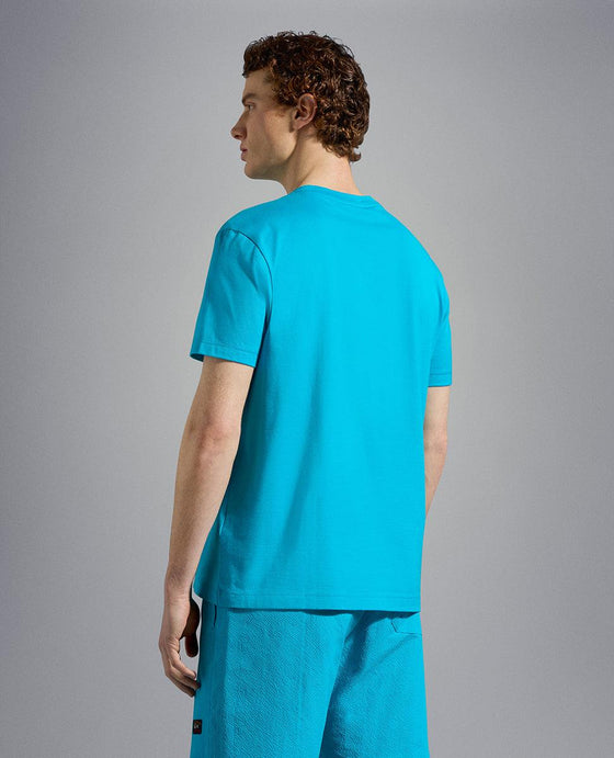 Paul & Shark - T-shirt Logo Paul & Shark Réfléchissant - LE CAPITAINE D'A BORD