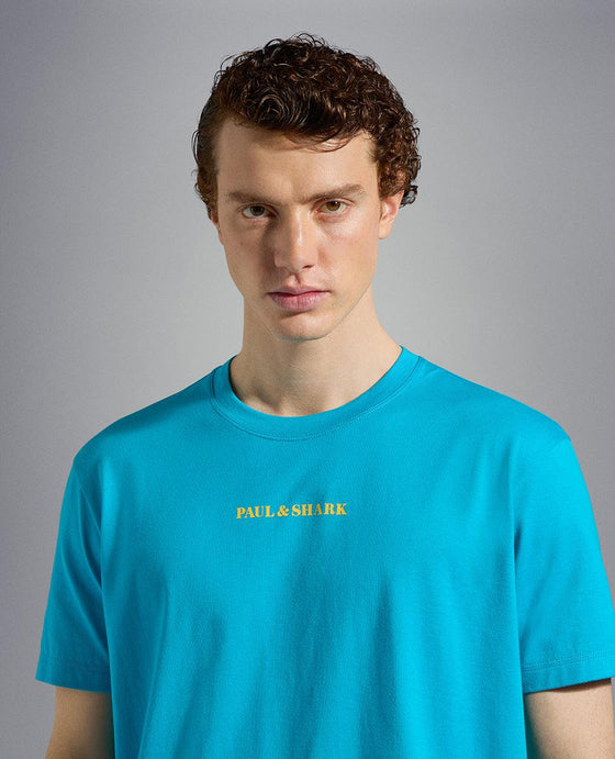 Paul & Shark - T-shirt Logo Paul & Shark Réfléchissant - LE CAPITAINE D'A BORD