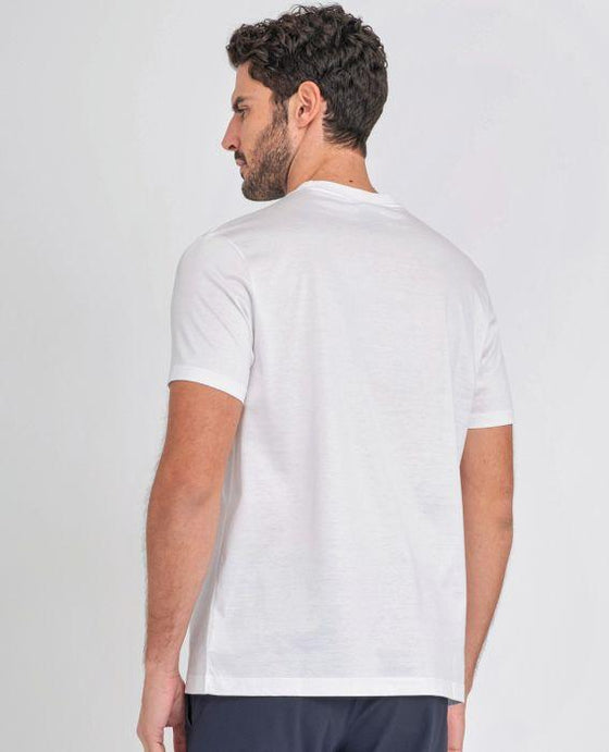 Paul & Shark - T-shirt uni coton mercerisé avec poche - LE CAPITAINE D'A BORD