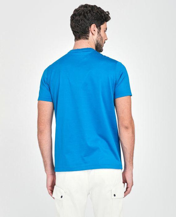 Paul & Shark - T-shirt uni coton mercerisé avec poche - LE CAPITAINE D'A BORD