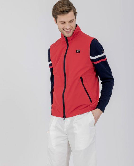 Paul & Shark - Veste sans manches de nylon - (disponible en marine et rouge) - LE CAPITAINE D'A BORD