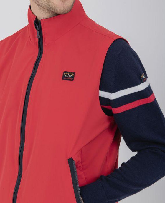 Paul & Shark - Veste sans manches de nylon - (disponible en marine et rouge) - LE CAPITAINE D'A BORD