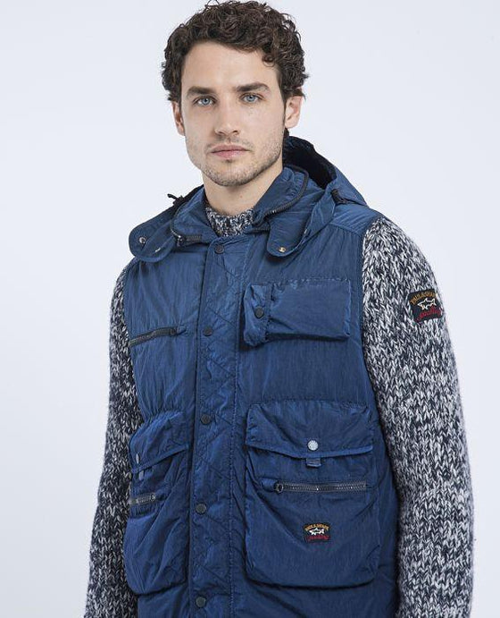 Paul & Shark - Veste SCOOP Econyl© délavé - LE CAPITAINE D'A BORD