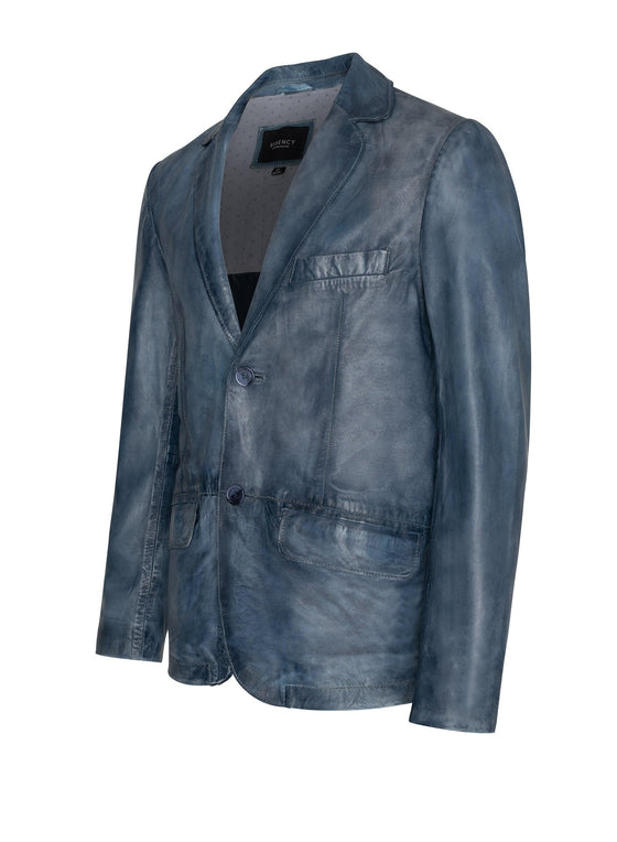 Regency - JOSHUA-N - Leather Blazer - LE CAPITAINE D'A BORD
