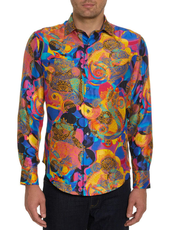 Robert Graham - Chemise de soie Le Clique Édition Limitée - LE CAPITAINE D'A BORD