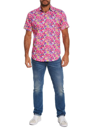 Robert Graham - Chemise manches courtes FISHY BUSINESS - LE CAPITAINE D'A BORD