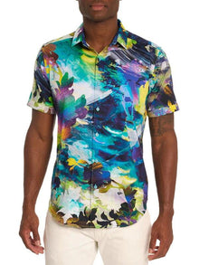  Robert Graham - Chemise manches courtes Tropical Storm - LE CAPITAINE D'A BORD
