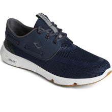  Sperry - Men's 7 Seas 3-Eye Sneakers - Navy - LE CAPITAINE D'A BORD