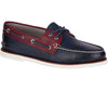 Sperry - Men's Gold A/O 2-Eye - Navy/Red - LE CAPITAINE D'A BORD