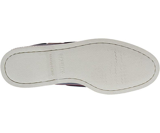 Sperry - Men's Gold A/O 2-Eye - Navy/Red - LE CAPITAINE D'A BORD